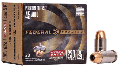 FED HYDRA-SHOK 45ACP 230GR HP 20/500