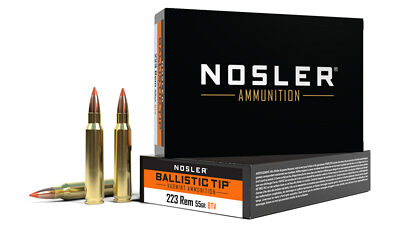 NOSLER 223 REM 55GR BT 20/200