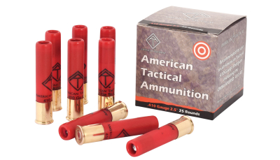 ATI ATIAC410R Shotshell  410Gauge 2.50" 1/2oz Slug Shot 25 Per Box/10 Case