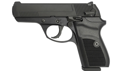 Rock Island 56798 LI380  Compact 380 ACP 8+1, 3.55" Black Steel Barrel, Black Parkerized Serrated Slide, Black Parkerized Steel Frame w/Beavertail, Black Polymer Grip