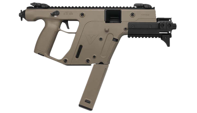 Kriss USA KV45PFD30 Vector SDP Enhanced G2 45 ACP 30+1 6.50" Black Nitride Threaded Barrel, Flat Dark Earth Picatinny Rail Top & Bottom, MK5M Modular Rail