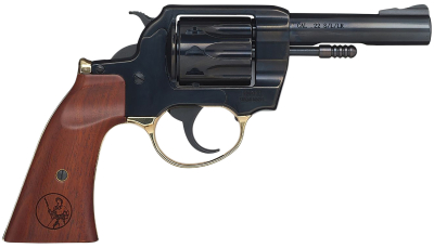Henry H016GD Golden Boy  22 LR 10 Shot 4" Blued Steel Barrel, Cylinder, Blued Polished Steel Frame, Walnut Gunfighter Grip, Transfer Bar Safety, Exposed Hammer