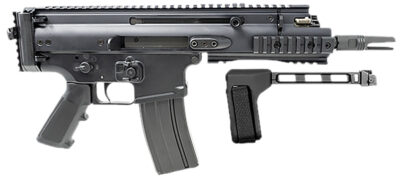 FN 38101882 SCAR 15P 5.56x45mm 30+1 7.50" Black Steel Barrel, Black Anodized Picatinny Rail Aluminum Receiver, SB Tactical Brace, Ambidextrous