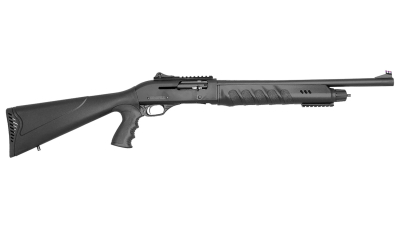 Rock Island X4 Tact LI-ON Full Size Frame 12 Gauge Semi-Auto 3" 4+1 18.50" Black Steel Barrel, Black Anodized Aluminum Receiver, Black Fixed w/Pistol Grip Synthetic Stock
