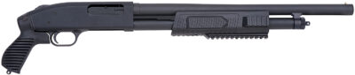 Mossberg 57340 500 JIC FLEX 12 Gauge 5+1 3" 18.50" Cylinder Bore Barrel, Matte Blued Metal Finish, Synthetic Flex Pistol Grip Stock, Includes Custom Carry Case