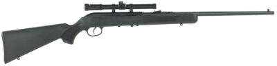 Savage Arms 40061 64 FLXP 22 LR Caliber with 10+1 Capacity, 21" Barrel, Matte Blued Metal Finish & Matte Black Synthetic Stock Left Hand (Full Size) Includes 4x15mm Scope