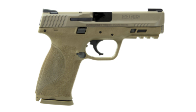 Smith & Wesson LE 11767 M&P 9 M2.0 
9mm Luger Double 4.25" 17+1 FDE Interchangeable Backstrap Grip FDE Polymer Frame FDE Armornite Stainless Steel Slide