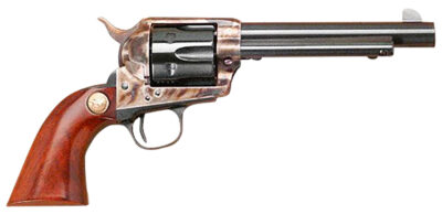 Cimarron MP401 Model P  38 Special 357 Mag 6 Shot, 5.50" Blued Steel Barrel, Cylinder & Frame, Walnut Grip, Exposed Hammer