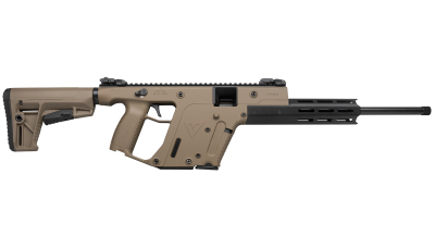 Kriss USA KV22CFD00 Vector 22 Gen II CRB Full Size 22 LR 10+1 16" Black Chrome Moly Barrel Flat Dark Earth Cerakote Aluminum Receiver Flat Dark Earth 6 Position Stock Right Hand