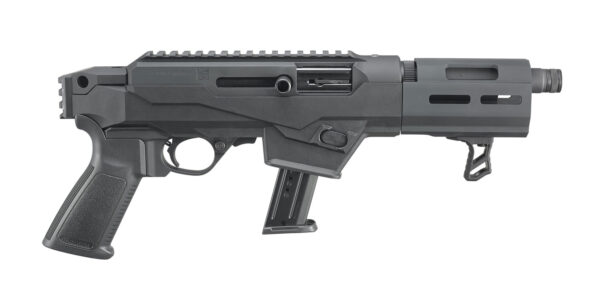 Ruger 29100 PC Charger  9mm Luger 6.50" Threaded Barrel 17+1, Black Hard Coat Anodized Finish, Glass-Filled Polymer Chassis, Takedown Stock, 7075-T6 Aluminum Picatinny Rail, Optics Ready