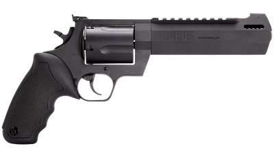 Taurus 2460061RH Raging Hunter  460 S&W Mag 5rd 6.75" Matte Black Barrel Matte Black Oxide Steel Cylinder & Frame Black Rubber with  Integrated Cushion Insert Grip