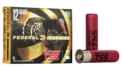 Federal PTSSX191F9 Premium Turkey Heavyweight TSS 12Gauge 3.50" 2 1/4oz 9Shot 5 Per Box/50 Case