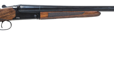 Pointer FT61228 Side By Side 12 Gauge 3" 2rd 28", Blued Barrel/Rec, Fixed Walnut Stock