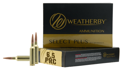 Weatherby F65PRC130SCO Select Plus  6.5PRC 130gr Swift Scirocco 20 Per Box/10 Case
