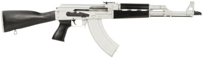 Zastava Arms Usa ZR7762CSB ZPAPM70  7.62x39mm 30+1 16.30" Black Chrome Lined Steel Barrel, Silver Receiver, Black Polymer Handguard, Fixed Dark Walnut Synthetic Stock