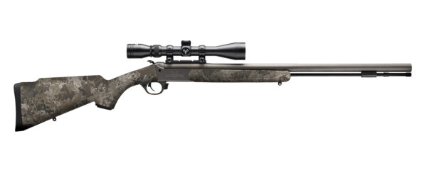 Traditions CR5-843304434 NitroFire VAPR w/Scope 50 Cal 209 Primer 26" Sniper Gray Cerakote Fluted & Tapered Barrel, Drilled & Tapped Receiver, Veil Alpine Fixed Synthetic Stock, 3-9x40mm Duplex