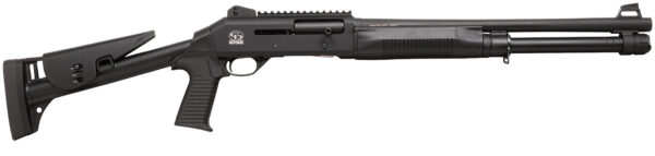 Chiappa Firearms 930.386 601 DPS Full Size Frame 12 Gauge Semi-Auto 3" 5+1 18.50" Black Steel Barrel, Black Picatinny Rail Aluminum Receiver, Black Fixed Synthetic Stock, Black Rubber Grip