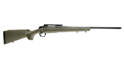 CVA CR3910G Cascade 7mm Rem Mag 3+1 24" Graphite Black Cerakote Threaded Barrel, Graphite Black Cerakote Picatinny Rail Steel Receiver, OD Green Synthetic Stock