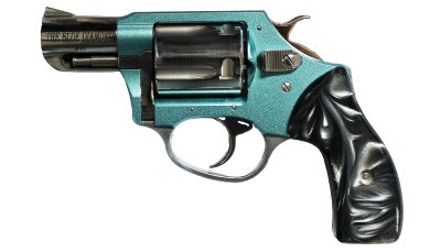 Charter Arms 53879 Undercover Lite Blue Diamond 38 Special 5rd 2" Hi-Polished Stainless Barrel/Cylinder, Aluminum Frame w/Blue Diamond Finish, Finger Grooved Black Rubber Grip