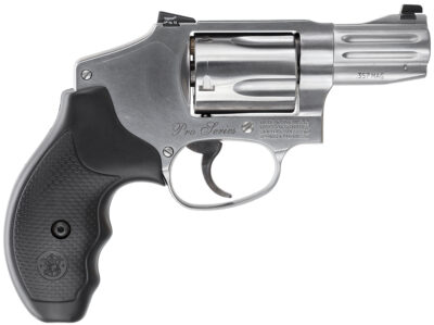 Smith & Wesson 178044 M&P Performance Center 640 J-Frame Frame 357 Mag/38 S&W Spl +P 5rd 2.13" Satin Stainless Steel Barrel, Cylinder & Frame, Black Finger Groove Grip, Concealed Hammer