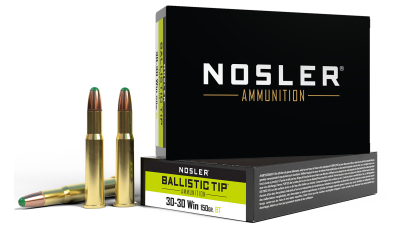 Nosler 40065 Ballistic Tip  30-30Win 150gr Round Nose Ballistic Tip 20 Per Box/10 Case