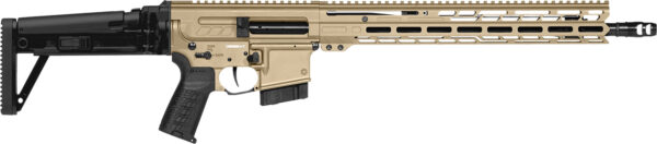 CMMG 60AA90CCT Dissent MK4 6mm ARC 10+1 (2) 16.10", Coyote Tan Rec/15" M-Lok Handguard, Side Charging Handle, Black Side Folding Stock & Zeroed Grip, Muzzle Brake, 60/90 Ambi Safety, Adj. Gas Block