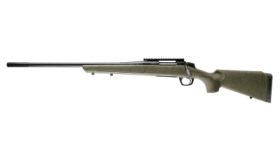 CVA CR3999GLH Cascade XT 7mm PRC 2+1 24" Graphite Black Cerakote Fluted Threaded Barrel, Graphite Black Cerakote Picatinny Rail, Fixed OD Green w/Black Webbing Synthetic Stock, Left Hand