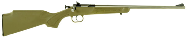 Crickett KSA2243 Crickett  22 LR 1rd 16.13" Blued Receiver Stainless Barrel Desert Tan Synthetic Stock Right Hand (Youth)