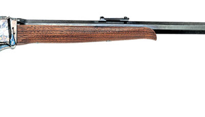 Chiappa Firearms 920025 1874 45-70 Gov 1rd, 32" Blued Octagon Barrel, Color Case Hardened Steel Oiled Checkered Walnut, Fixed Checkered w/ Patch Box Stock, Right Hand