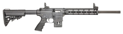 Smith & Wesson 11507 M&P15-22 Performance Center Sport *MA,MD,NJ Compliant 22 LR Caliber with 10+1 Capacity, 18" Barrel, Matte Black Metal Finish & Fixed Vltor Black Synthetic Stock Right Hand