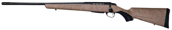 Tikka JRTXRT470 T3x Lite 7mm Rem Mag 3+1 24.30" Fluted/Threaded, Black Barrel/Rec, Black Webbed Tan Roughtech Synthetic Stock, Interchangeable Grip, Muzzle Brake Left Hand