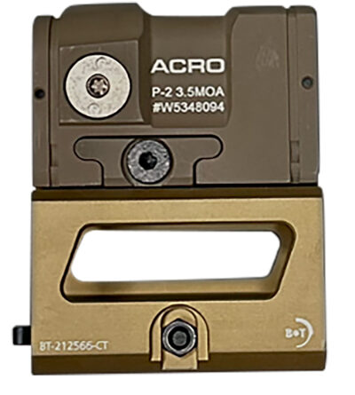B&T Firearms AP200777FDEM Aimpoint ACRO P-2  Flat Dark Earth 1 x 0.59" x 0.59" 3.5 MOA Red Dot