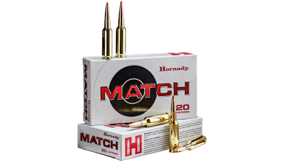 Hornady 81597 Match  6mm GT 109gr Extremely Low Drag-Match 20 Per Box/10 Case