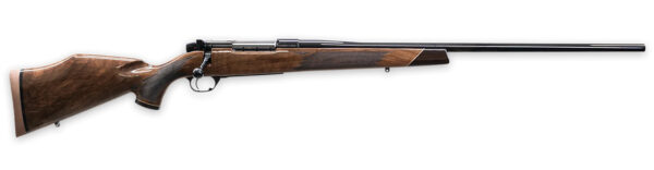 Weatherby MDX01N65CMR2O Mark V Deluxe 6.5 Creedmoor 4+1 22" High Gloss Fluted Barrel, High Gloss Blued Drilled & Tapped Stainless Steel Receiver, Fixed Gloss Walnut  Stock