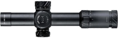 Meprolight USA 901245701 MVO  Matte Black Anodized 1-8x28mm 34mm Tube, Illuminated M1 MRAD Etched Green/Red Reticle
