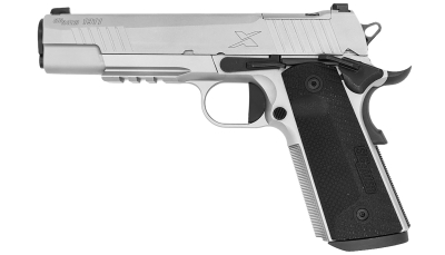 Sig Sauer 1911XR-45-SS 1911  Full Size Frame 45 ACP 8+1 5" Optic Ready/Serrated Stainless Steel Slide & Frame w/Beavertail & Picatinny Rail