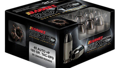 Barnes Bullets 21555 TAC-XPD Defense Handgun 45ACP +P 185gr 20 Per Box/10 Case