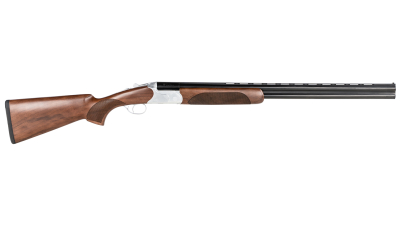 CZ-USA 06473 Redhead Premier 20 Gauge 3" 2rd 28" Gloss Black Chrome Barrel, Silver Satin Chrome Metal Finish, Turkish Walnut Stock Includes 5 Chokes