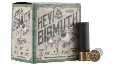 HEVI-Shot HS15502 HEVI-Bismuth  10Gauge 3.50" 1 3/4oz Bismuth 2Shot 25 Per Box/10 Case