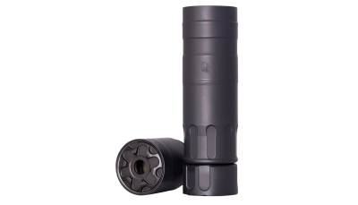 RUGGED SUPPRESSOR MIC01762 Micro30  7.62mm 1.50" Black Cerakote 17-4 Stainless Steel 5/8"-24 tpi