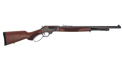 Henry H012GCCC Big Boy Side Gate Full Size 45 Colt (Long Colt) 10+1 20" Blued Octagon Barrel, Color Case Hardened Steel Receiver, American Walnut Stock Right Hand