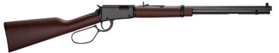 Henry H001TVL Frontier Large Loop 17 HMR Caliber with 11+1 Capacity, 20" Barrel, Black Metal Finish & American Walnut Stock Right Hand (Full Size)