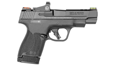 Smith & Wesson 13253 Performance Center M&P Shield Plus 9mm Luger 4" Ported 10+1,13+1 Black Matte Black Armornite Stainless Steel Ported Slide Black Polymer Grip (No Manual) Crimson Trace Red Dot