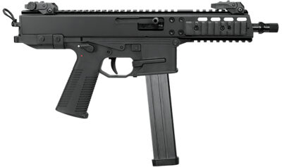B&T Firearms BT450004 GHM  45 ACP 25+1 6.80" Black Steel Barrel, Picatinny Rail Receiver, Black Polymer Grip