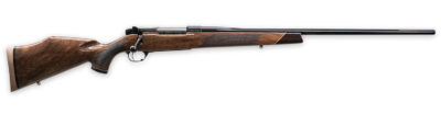 Weatherby MDX01N65CMR2O Mark V Deluxe 6.5 Creedmoor 4+1 22" High Gloss Fluted Barrel, High Gloss Blued Drilled & Tapped Stainless Steel Receiver, Fixed Gloss Walnut  Stock