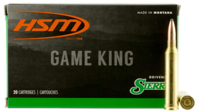 HSM 7MMMAG6N Game King 7mm Rem Mag 160 gr Sierra GameKing Spitzer Boat Tail 20 Per Box/ 20 Case