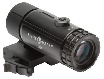Sightmark SM19063 T-3 Magnifier 3X  with Flip to Side Mount Matte Black 3 x 23mm