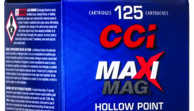 CCI 920CC Maxi-Mag Rimfire 22WMR 40gr Jacketed Hollow Point 125 Per Box/10 Case