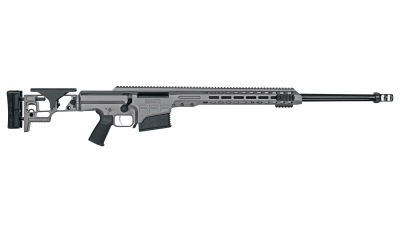 Barrett 18480 MRAD  338 Lapua Mag 26" 10+1 Gray Gray Folding with Adjustable LOP Stock Black Polymer Grip Right Hand
