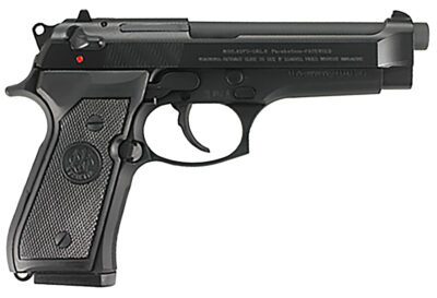 Beretta USA J92F300M 92FS  Full Size Frame 9mm Luger 15+1 4.90" Black Bruniton Barrel, Serrated Steel Slide, Frame w/Beavertail, Ambidextrous USA Made